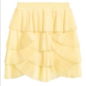 H&M yellow tulle skirt